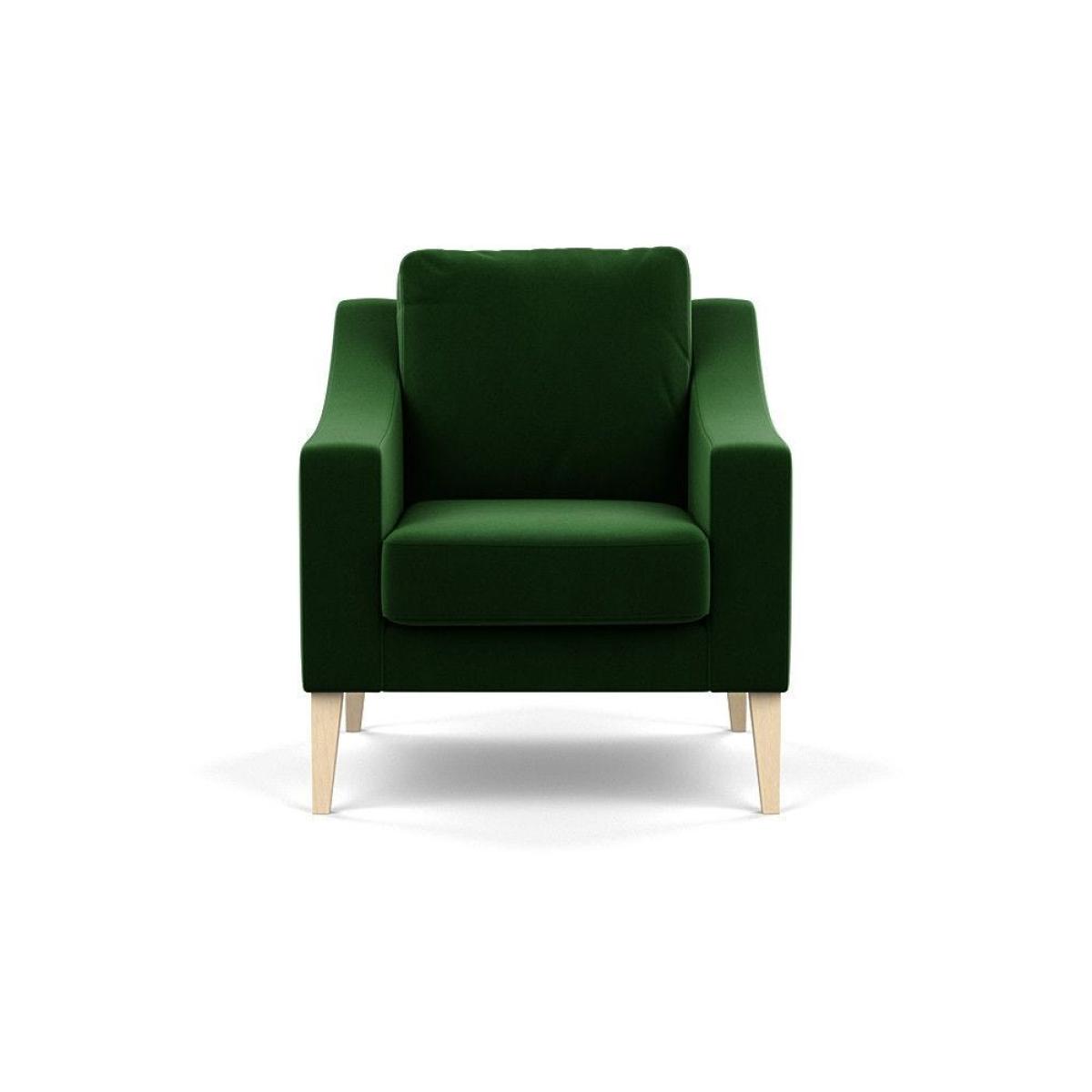 Heal's Richmond Armchair Smart Luxe Velvet Ocean Black Feet - Heal's UK Furniture – image 74