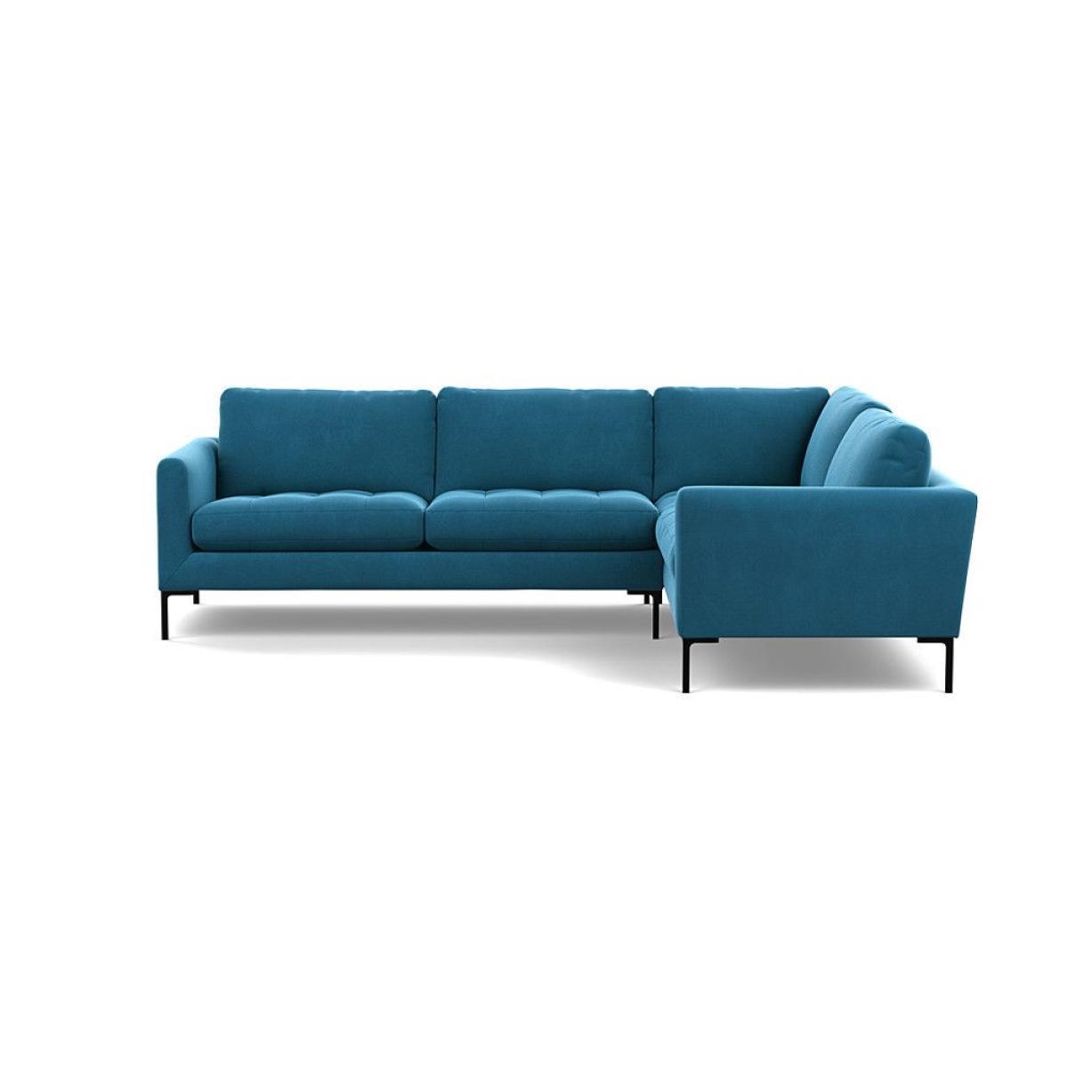 Heal's Richmond Armchair Smart Luxe Velvet Ocean Black Feet - Heal's UK Furniture – image 79