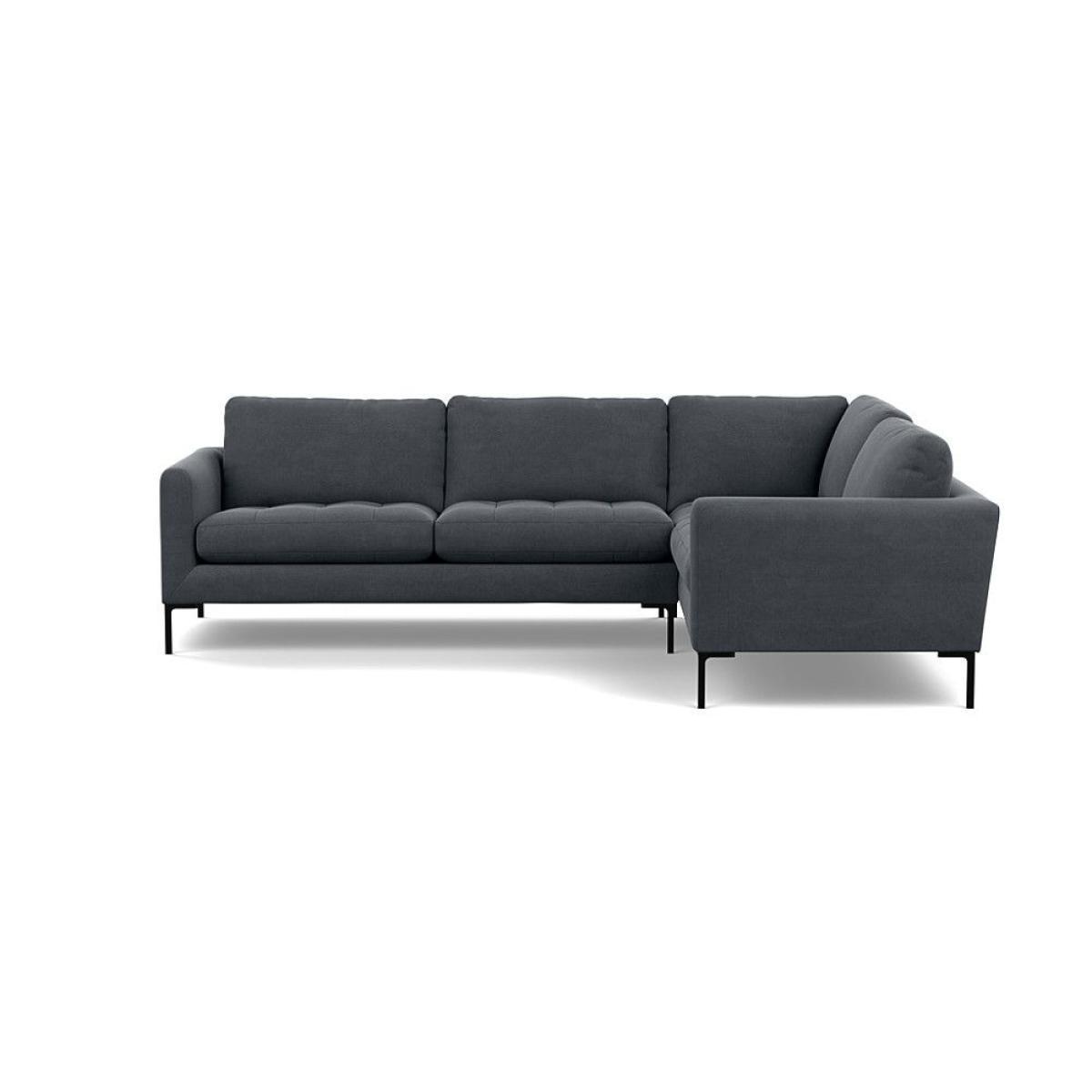 Heal's Richmond Armchair Smart Luxe Velvet Ocean Black Feet - Heal's UK Furniture – image 82