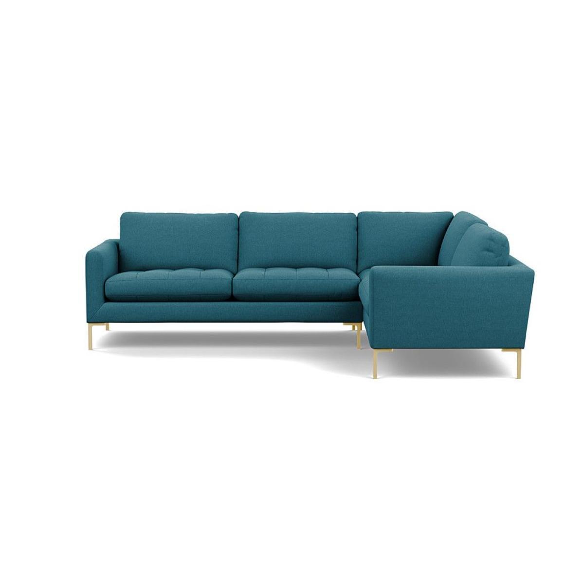 Heal's Richmond Armchair Smart Luxe Velvet Ocean Black Feet - Heal's UK Furniture – image 86