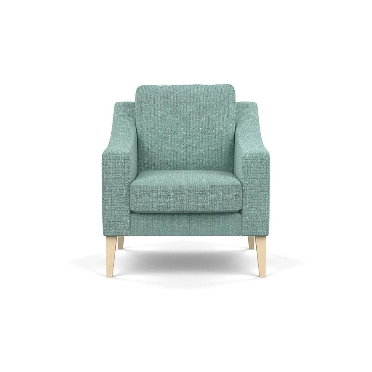 Heal's Richmond Armchair Smart Luxe Velvet Ocean Black Feet - Heal's UK Furniture – image 98