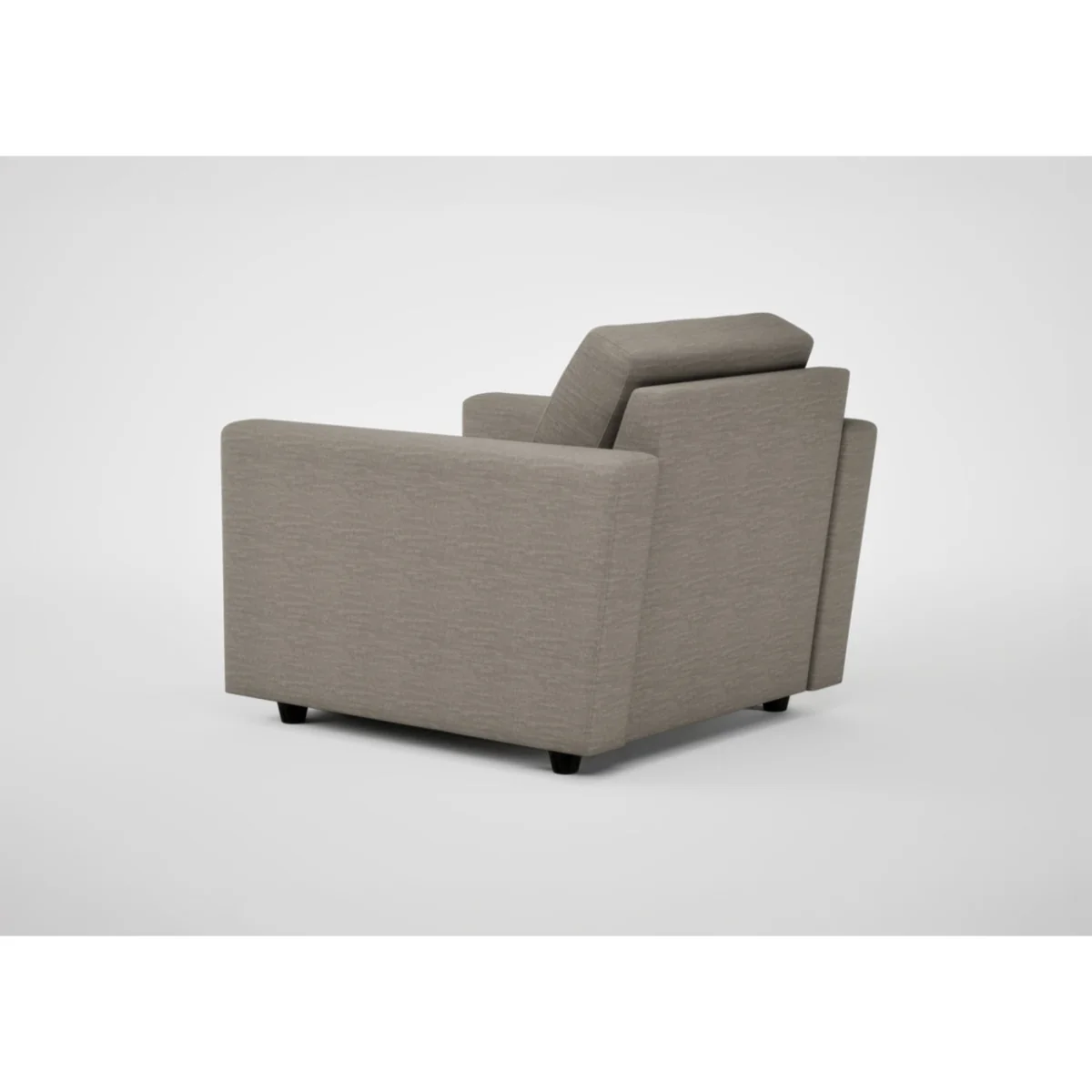 Heal's Nimbus II Armchair Wool Velvet Olive Black Feet – image 7
