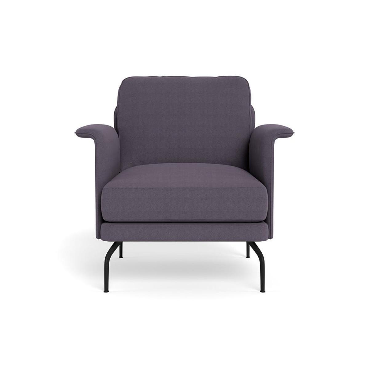 Heal's Iver Armchair Linen Shadow Black Feet – image 2