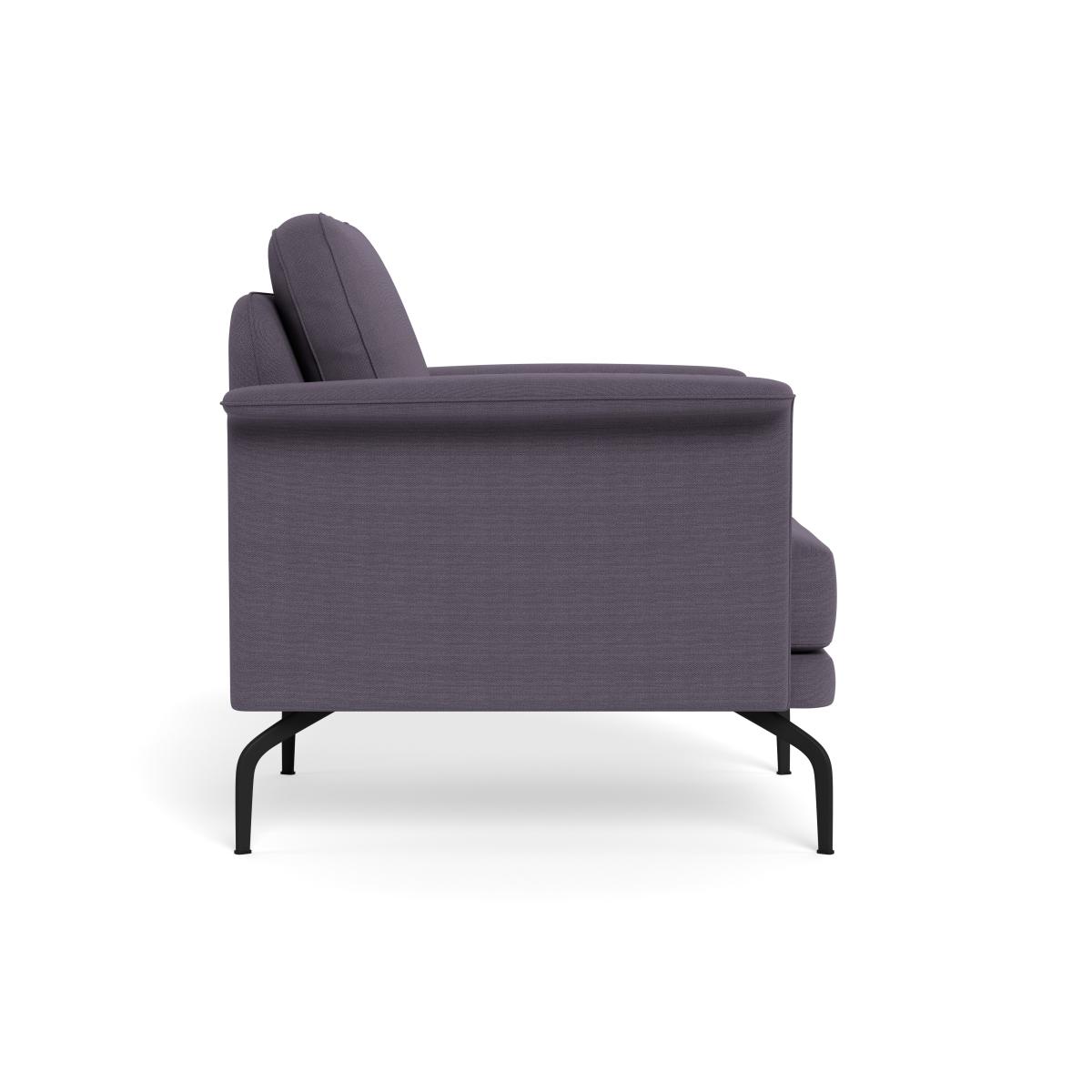 Heal's Iver Armchair Linen Shadow Black Feet – image 4
