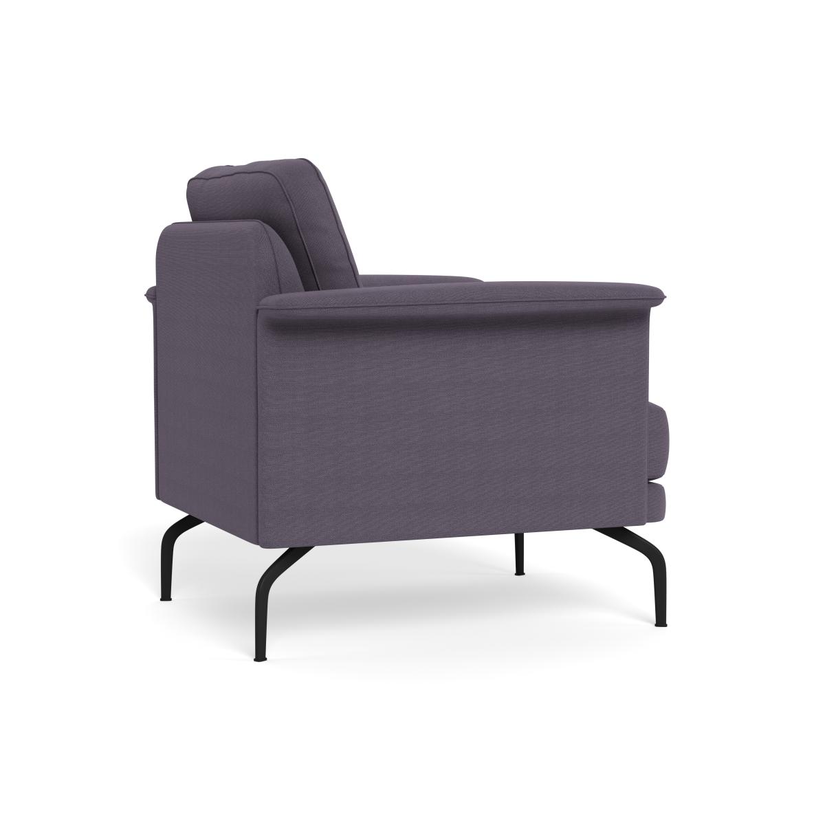 Heal's Iver Armchair Linen Shadow Black Feet – image 5