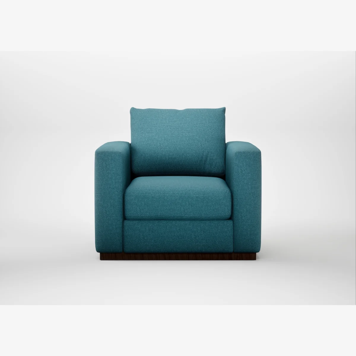 Heal's Trento Armchair Brushed Cotton Cadet – image 1