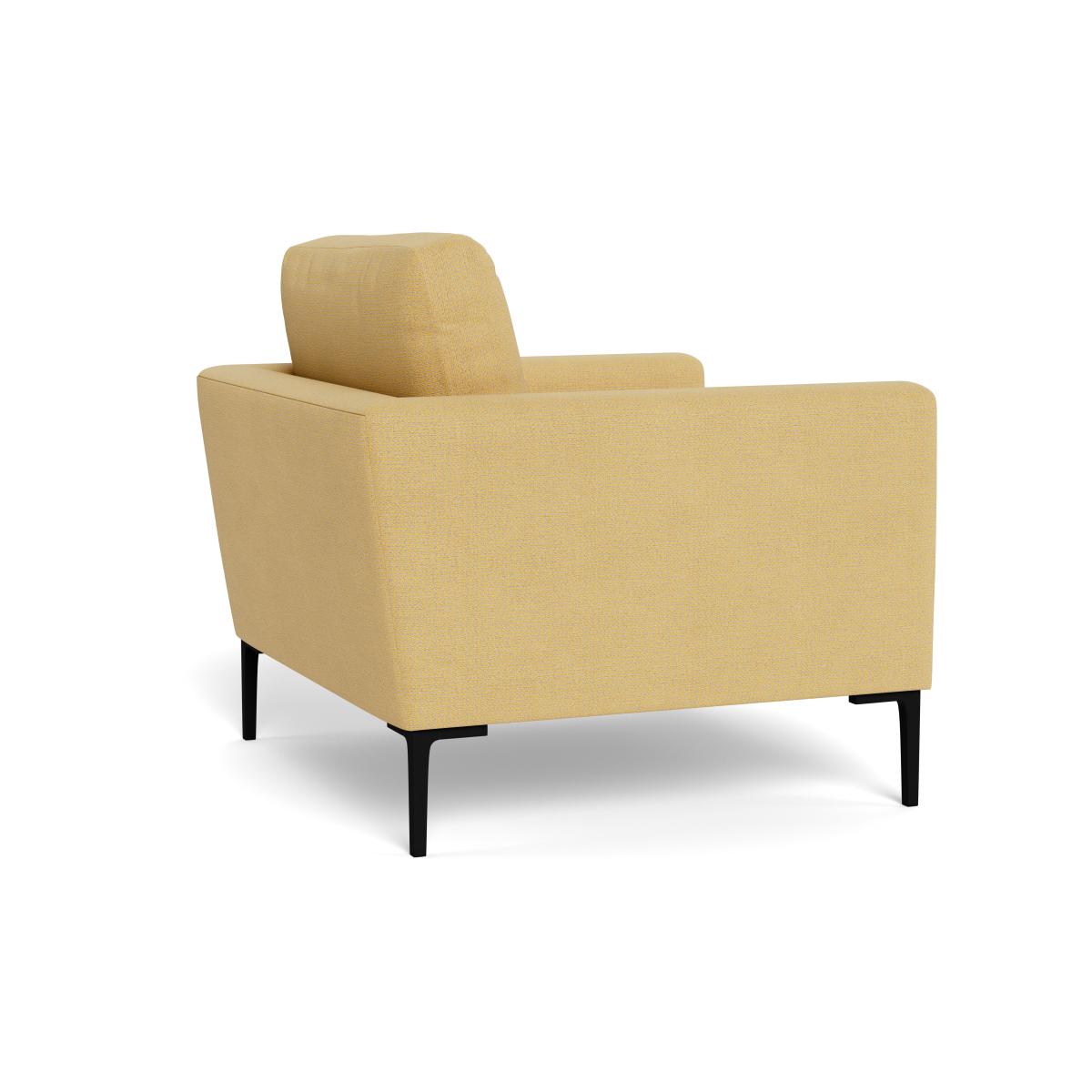 Heal's Eton Armchair Tejo Recycled Ochre Black Feet – image 5