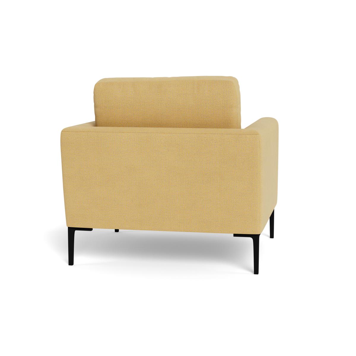 Heal's Eton Armchair Tejo Recycled Ochre Black Feet – image 6