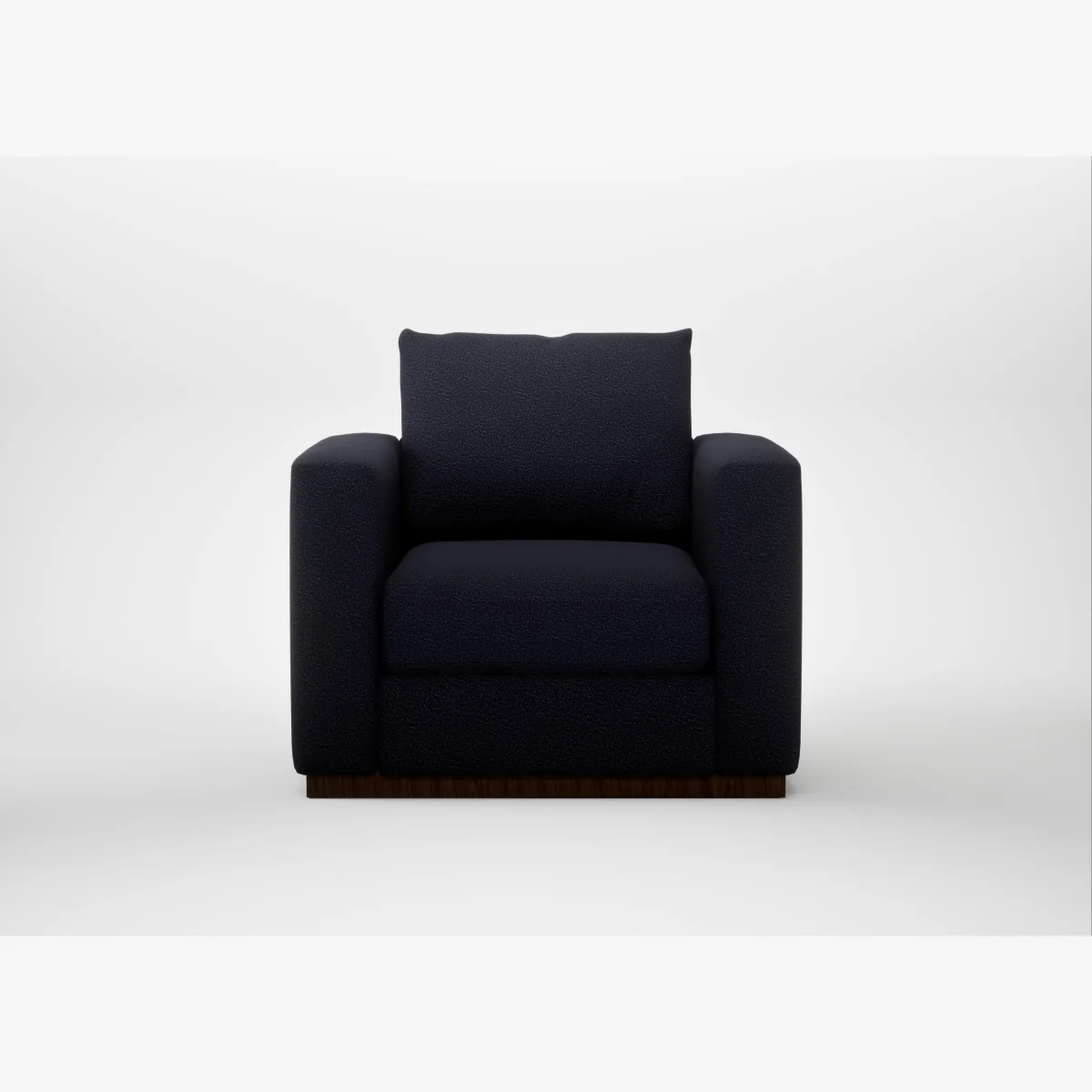 Heal's Trento Armchair Boucle Indigo – image 1