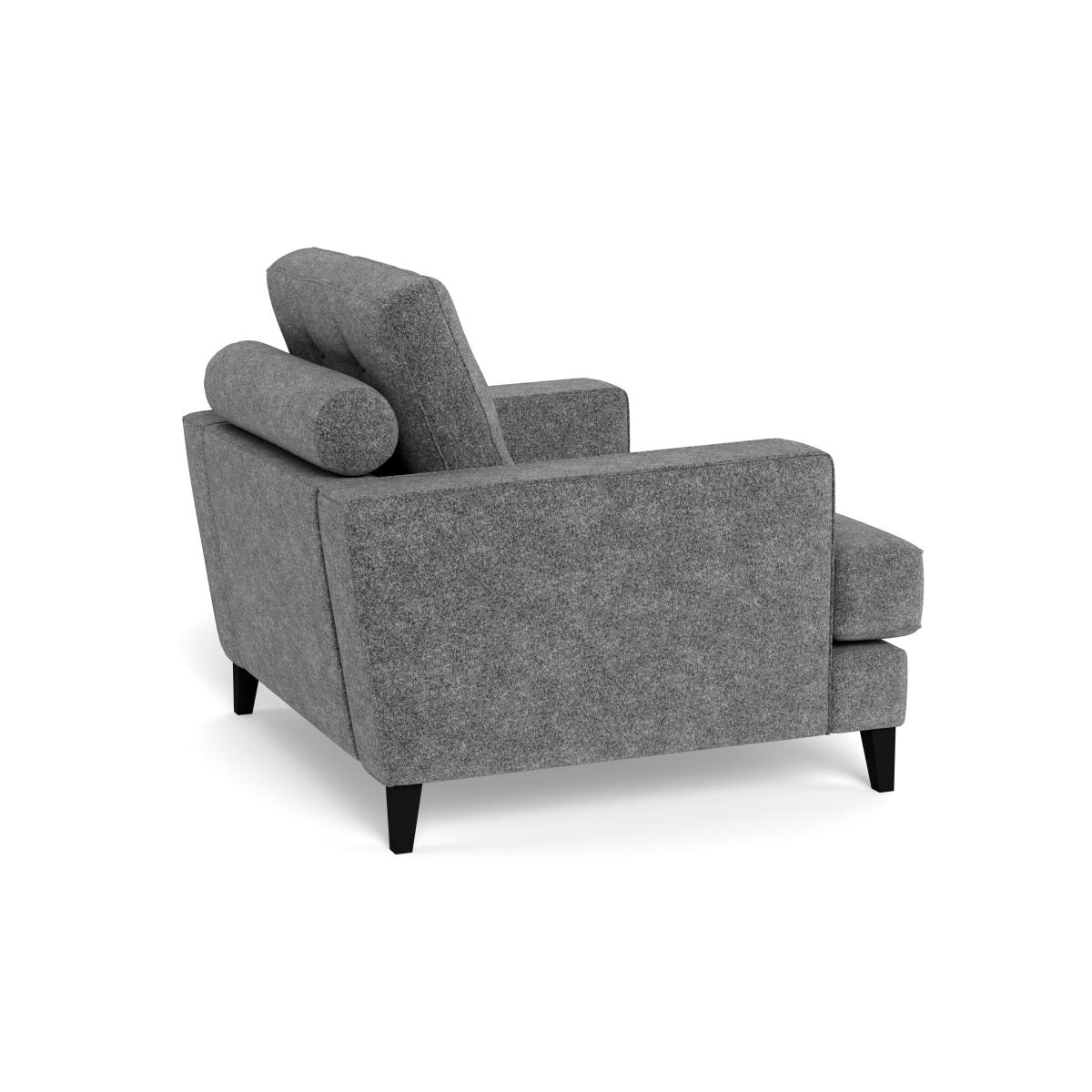 Heal's Mistral Armchair Melton Wool Shale Black – image 5