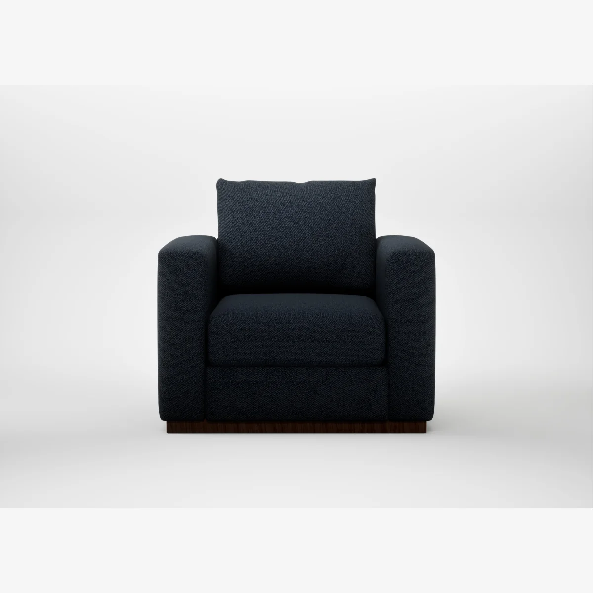 Heal's Trento Armchair Loop Twill Midnight – image 1