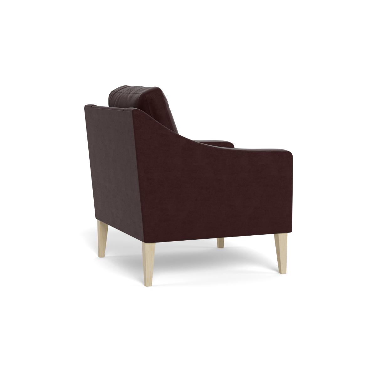 Heal's Richmond Armchair Smart Luxe Velvet Acorn Natural Beech Feet – image 5