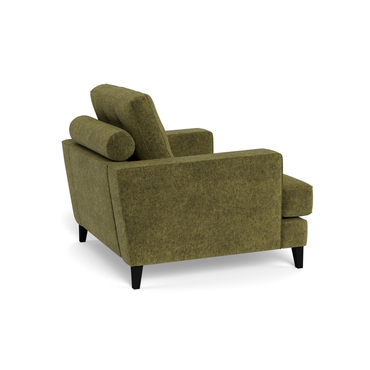 Heal's Mistral Armchair Boucle Velvet Wilder Natural Beech Feet – image 4