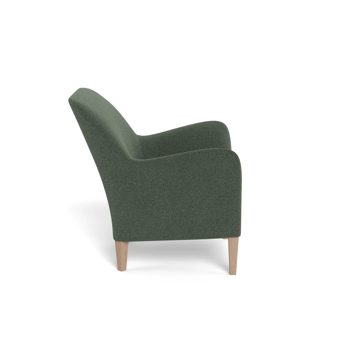 Heal's Wallis Armchair Boucle Fern Black Painted Oak Feet – image 3