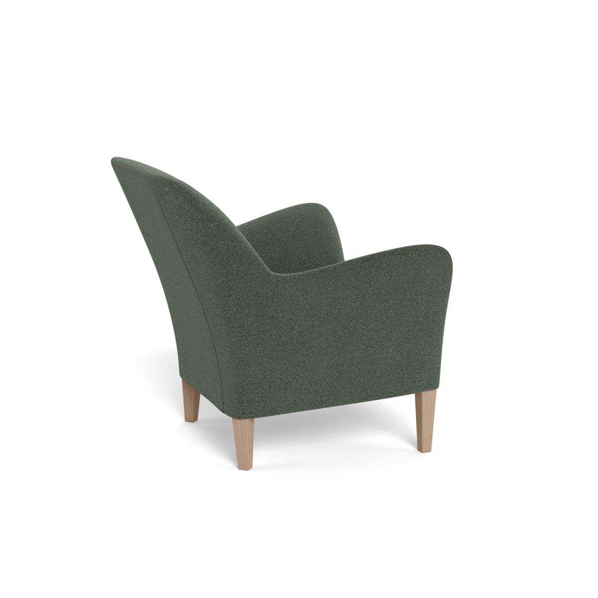 Heal's Wallis Armchair Boucle Fern Black Painted Oak Feet – image 4