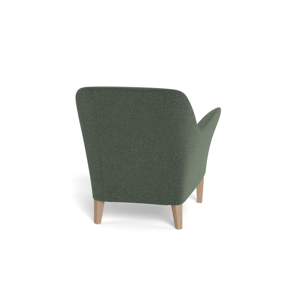 Heal's Wallis Armchair Boucle Fern Black Painted Oak Feet – image 5