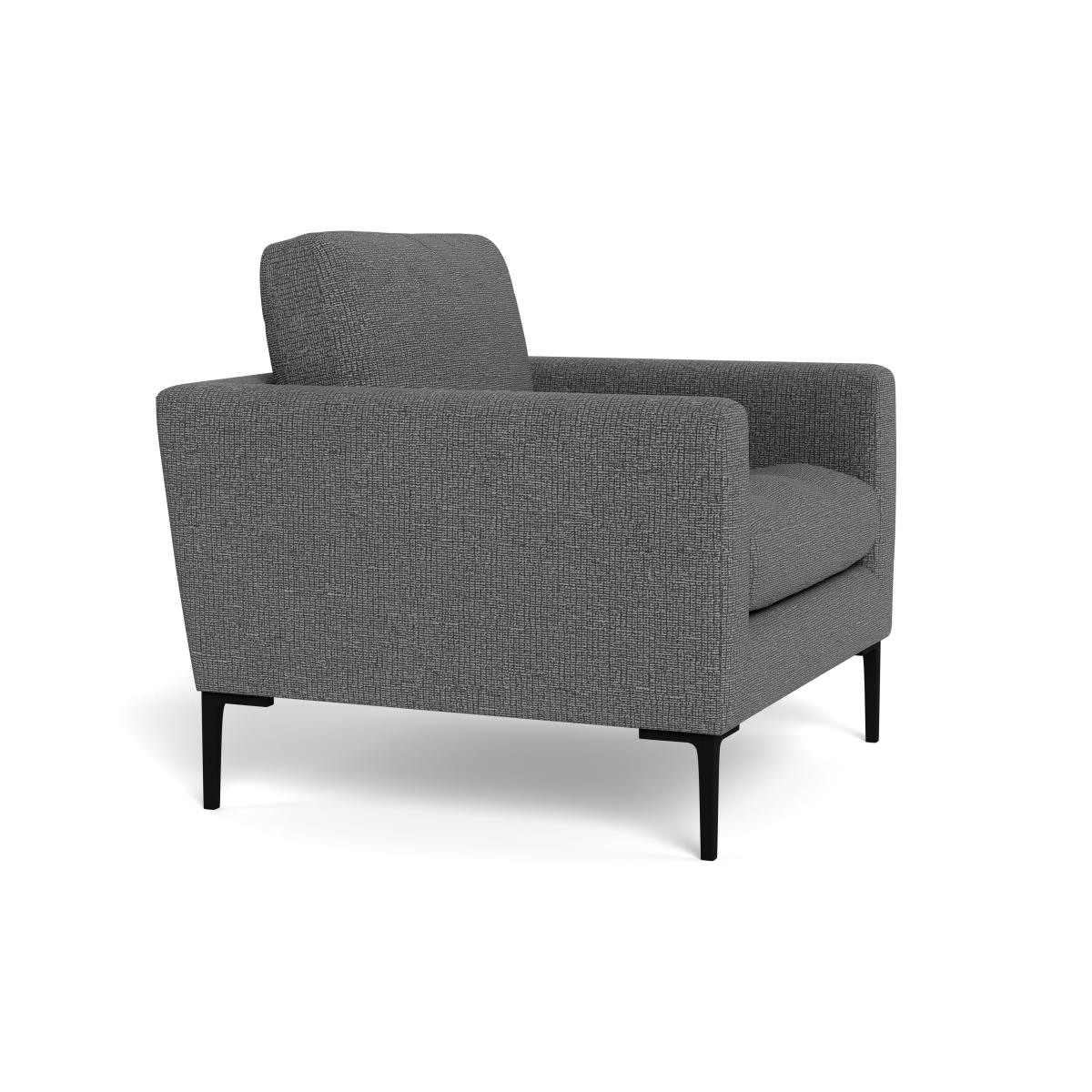 Heal's Eton Armchair Tejo Recycled Noir Brass Feet – image 3