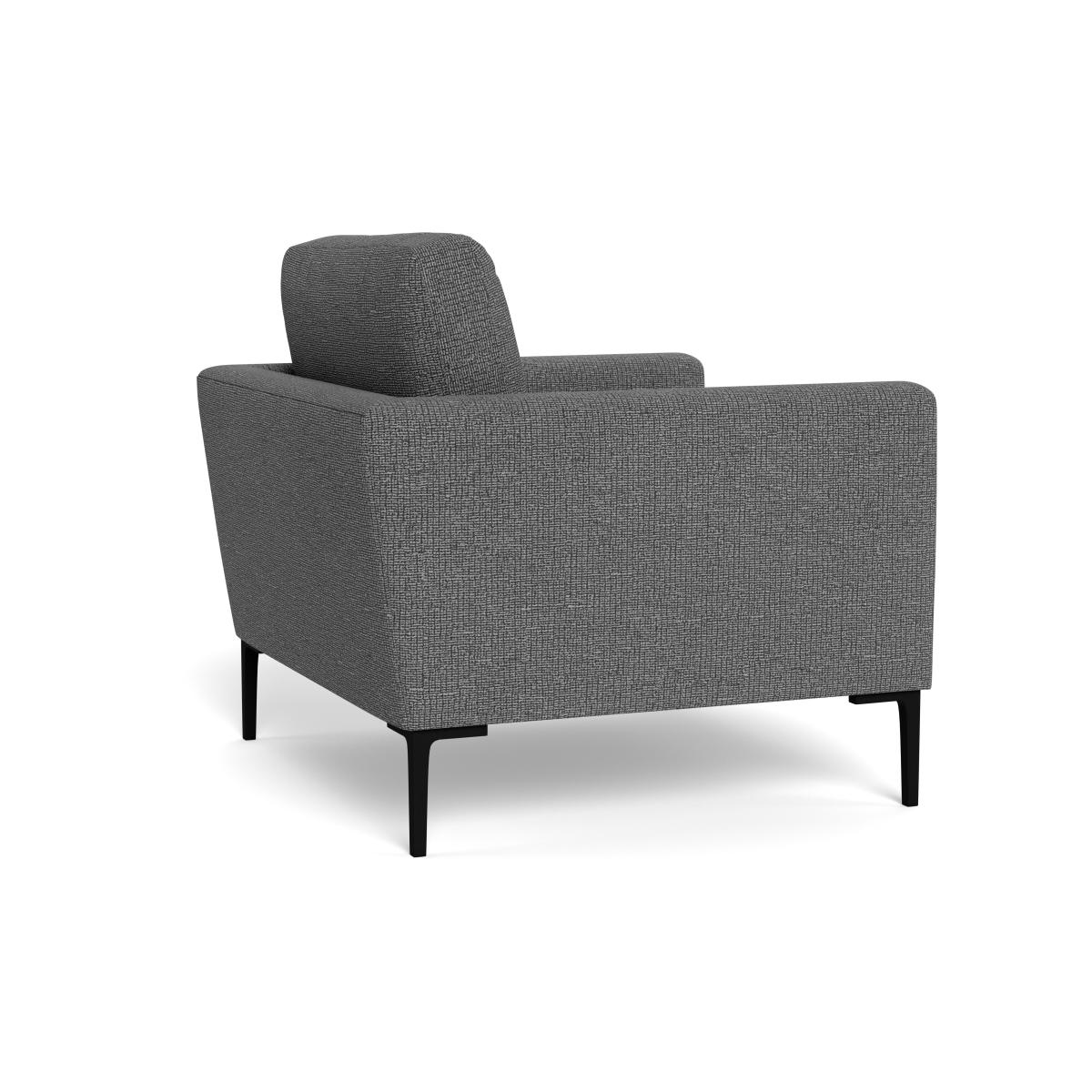 Heal's Eton Armchair Tejo Recycled Noir Brass Feet – image 5