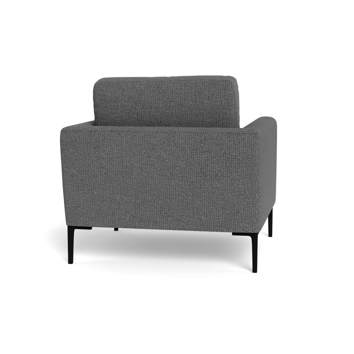 Heal's Eton Armchair Tejo Recycled Noir Brass Feet – image 6