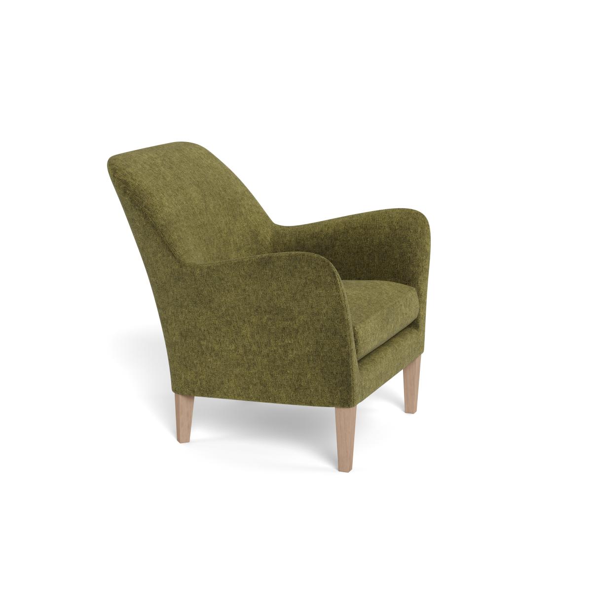 Heal's Wallis Armchair Boucle Velvet Wilder Black Feet – image 2