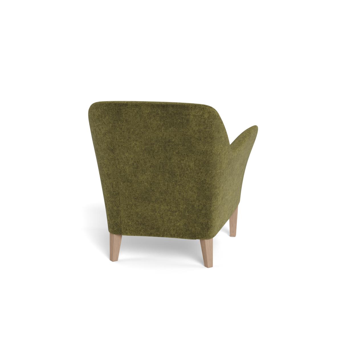 Heal's Wallis Armchair Boucle Velvet Wilder Black Feet – image 5