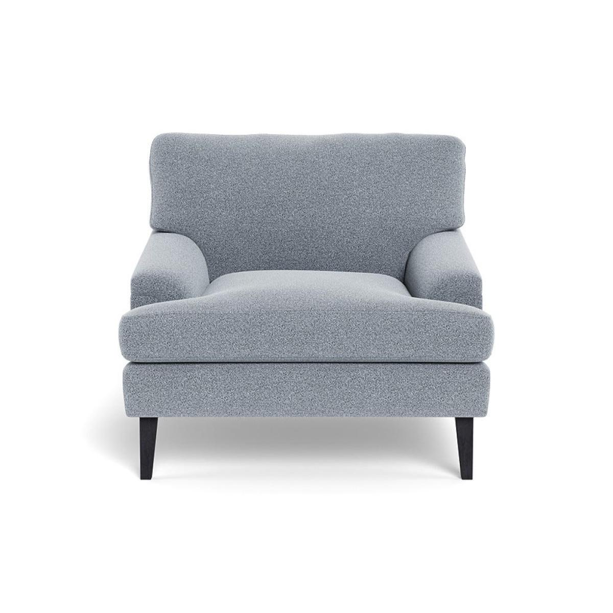 Heal's Stanton Armchair Boucle Steel Black Feet – image 2
