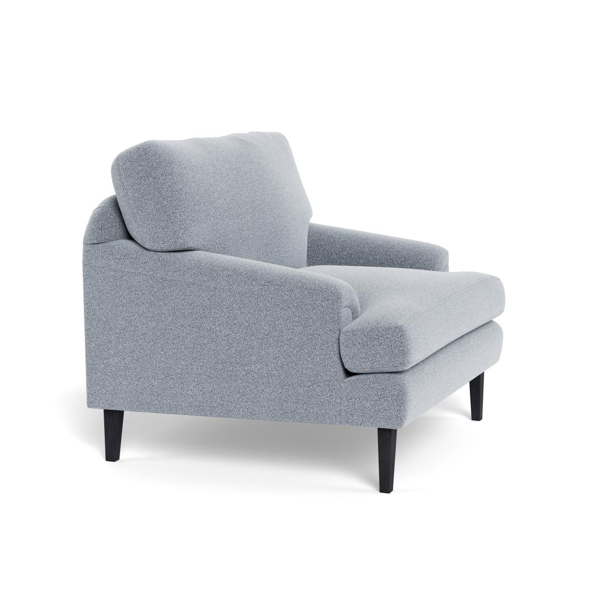 Heal's Stanton Armchair Boucle Steel Black Feet – image 3