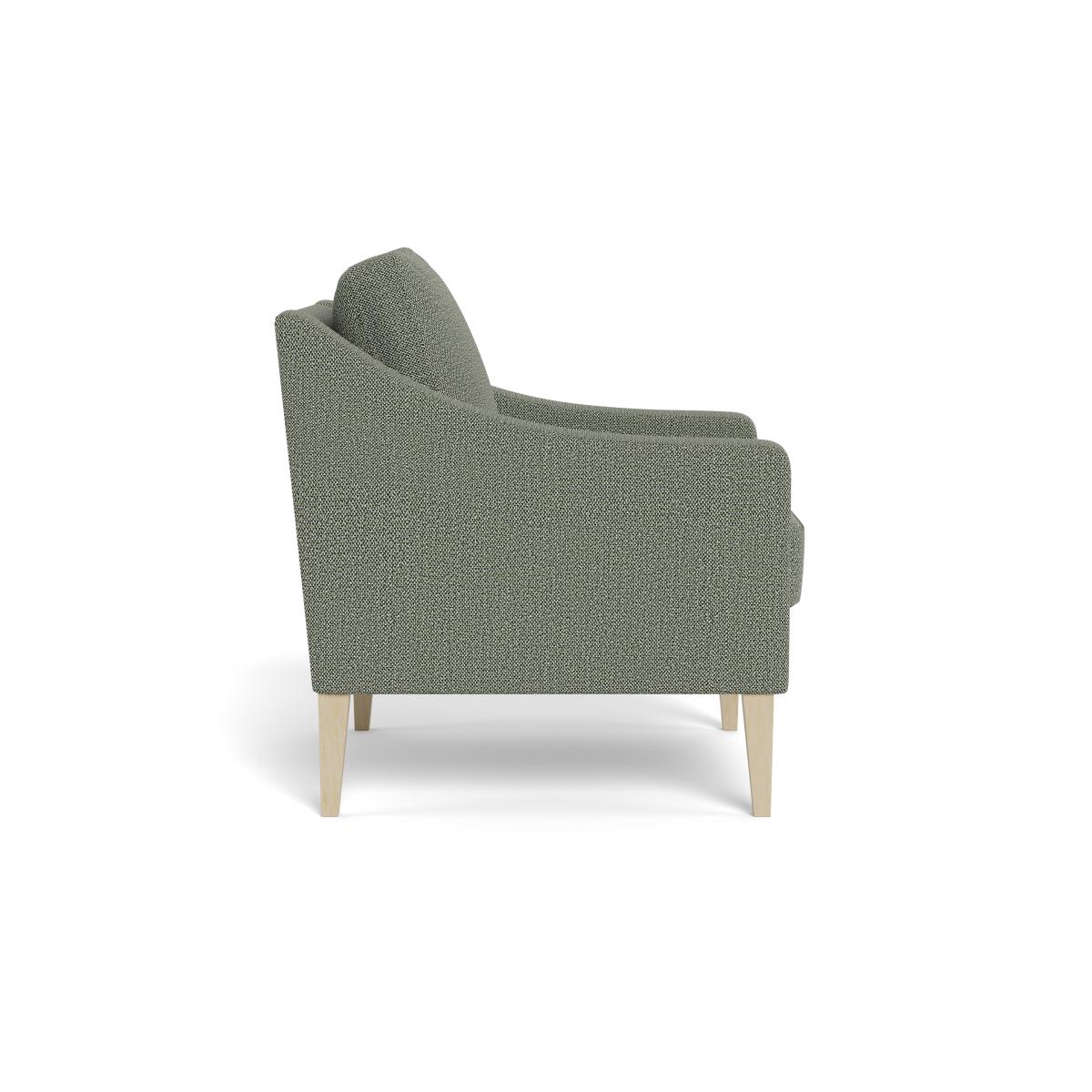 Heal's Richmond Armchair Boucle Tweed Lapis Black Beech Feet – image 3