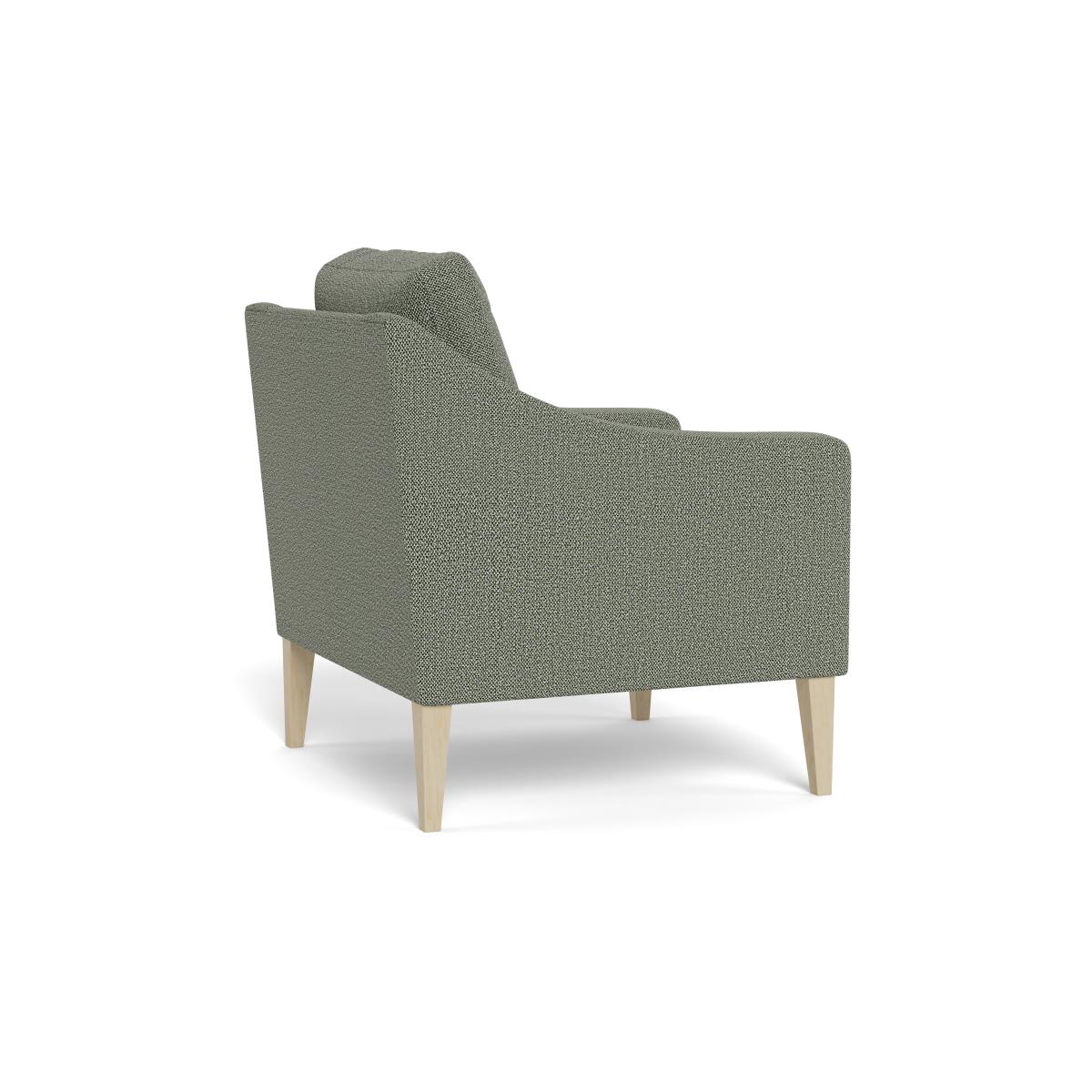 Heal's Richmond Armchair Boucle Tweed Lapis Black Beech Feet – image 4