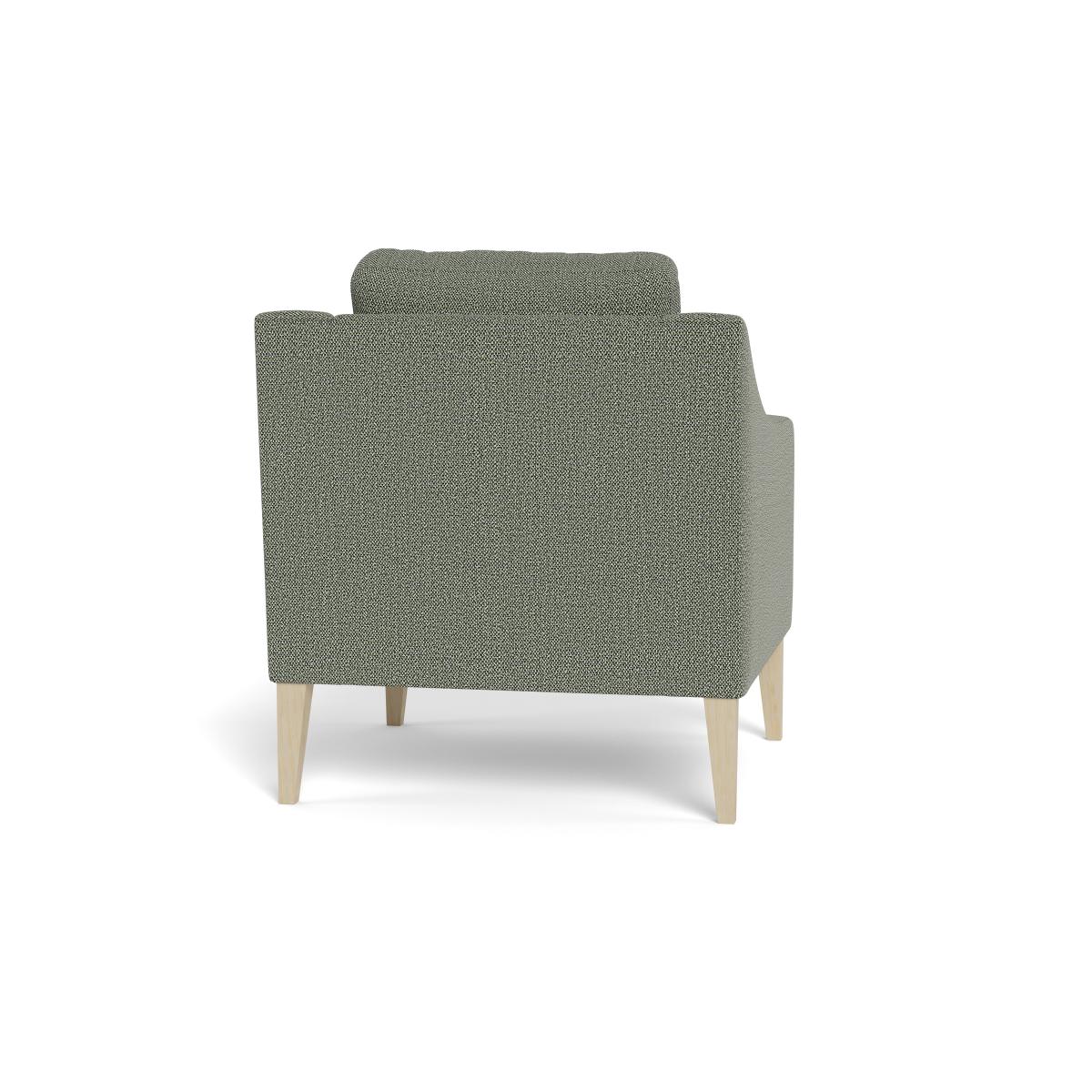 Heal's Richmond Armchair Boucle Tweed Lapis Black Beech Feet – image 5