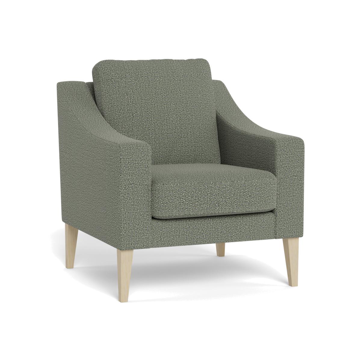 Heal's Richmond Armchair Boucle Tweed Lapis Black Beech Feet – image 1