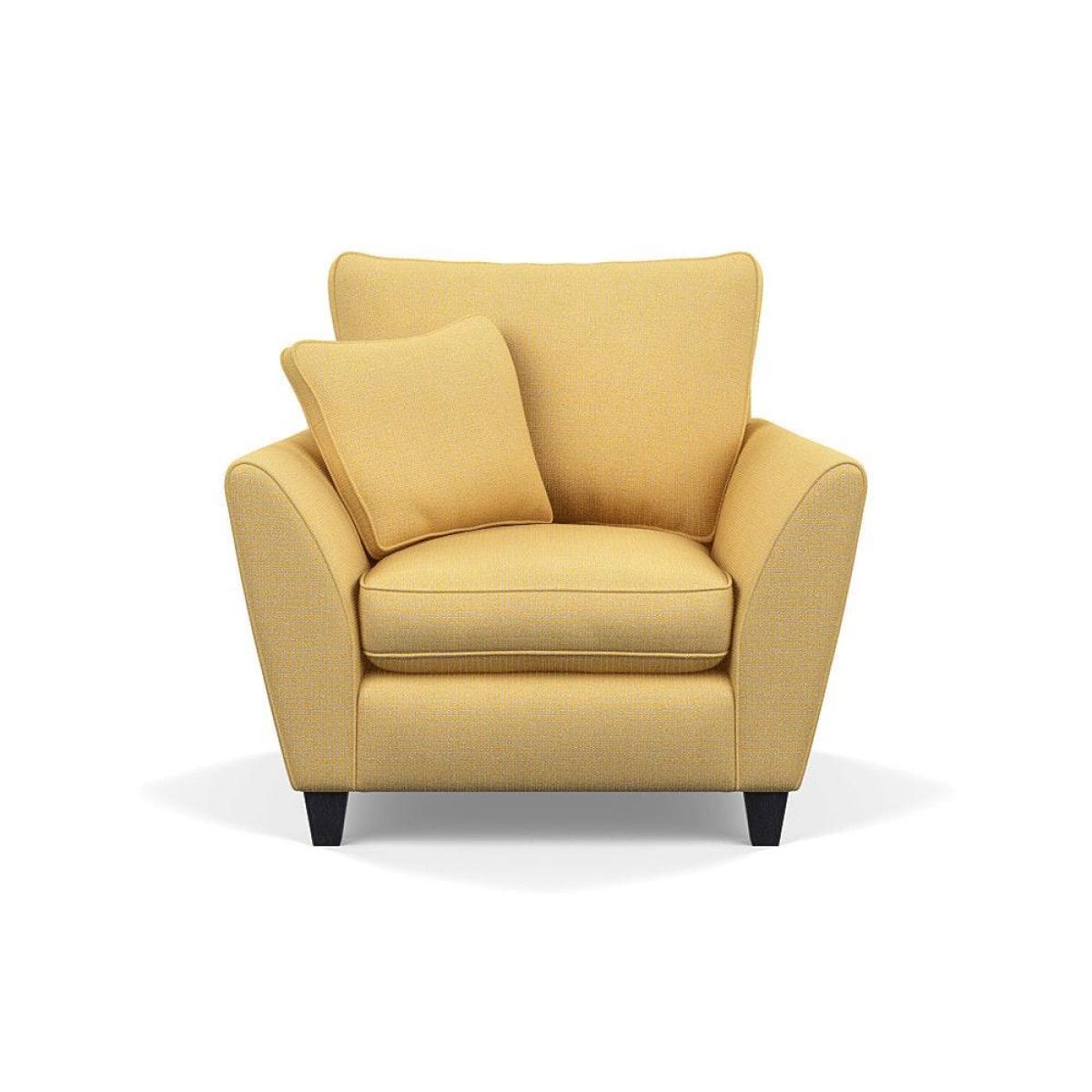 Heal's Torino Armchair In Texture Ink With Black Feet - Heal's UK Furniture – image 12