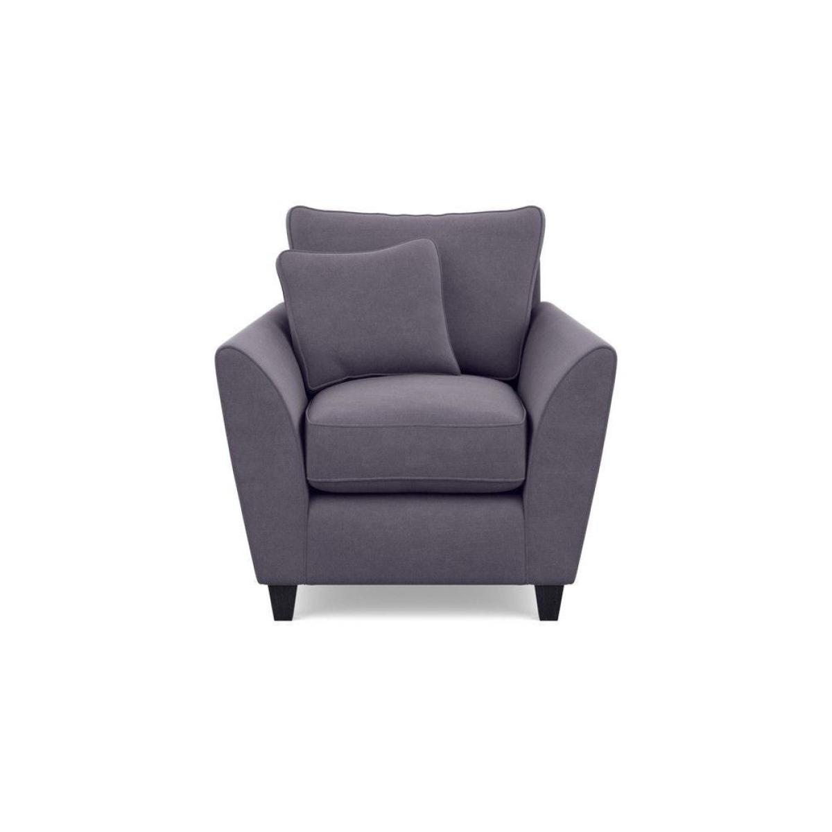 Heal's Torino Armchair In Texture Ink With Black Feet - Heal's UK Furniture – image 17