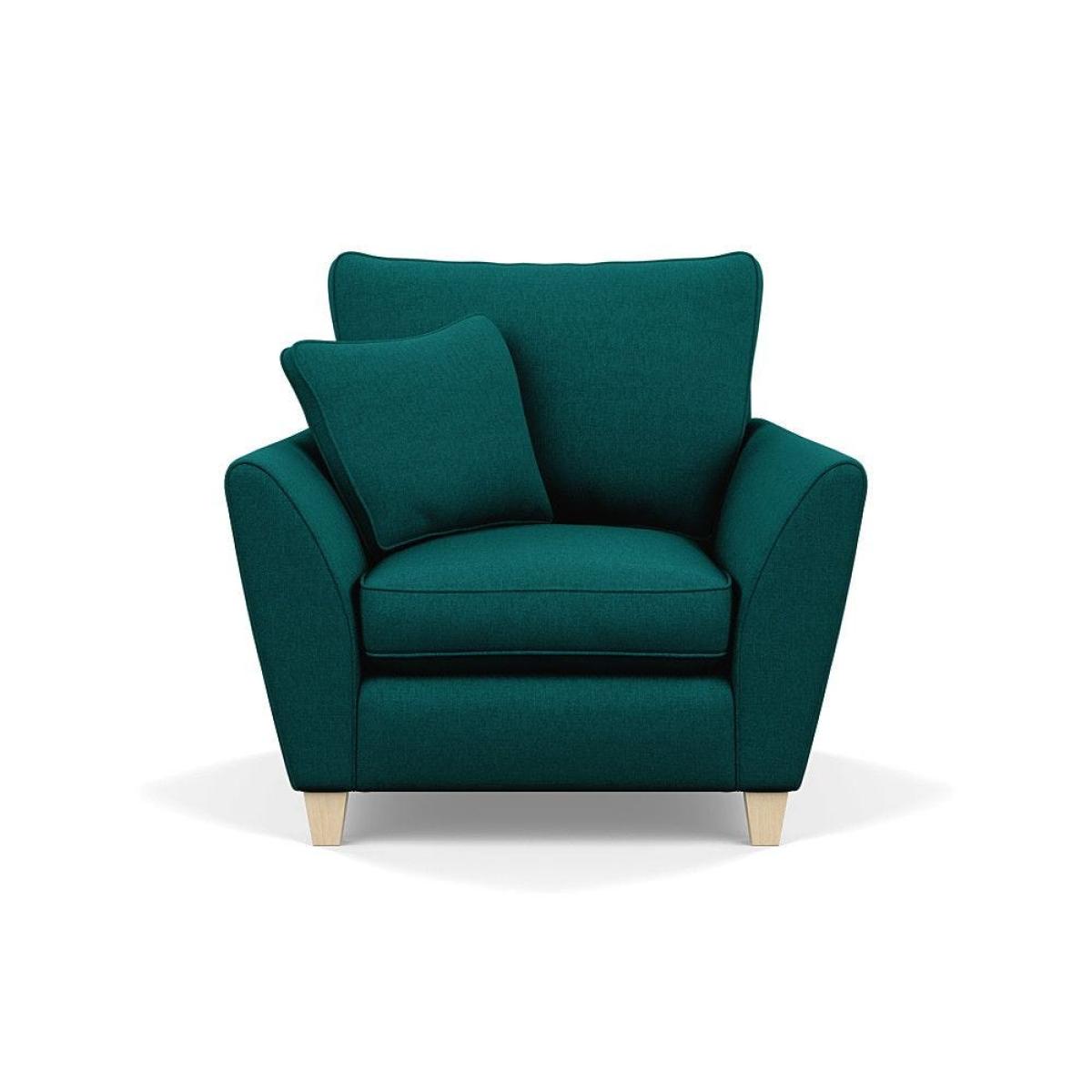 Heal's Torino Armchair In Texture Ink With Black Feet - Heal's UK Furniture – image 20
