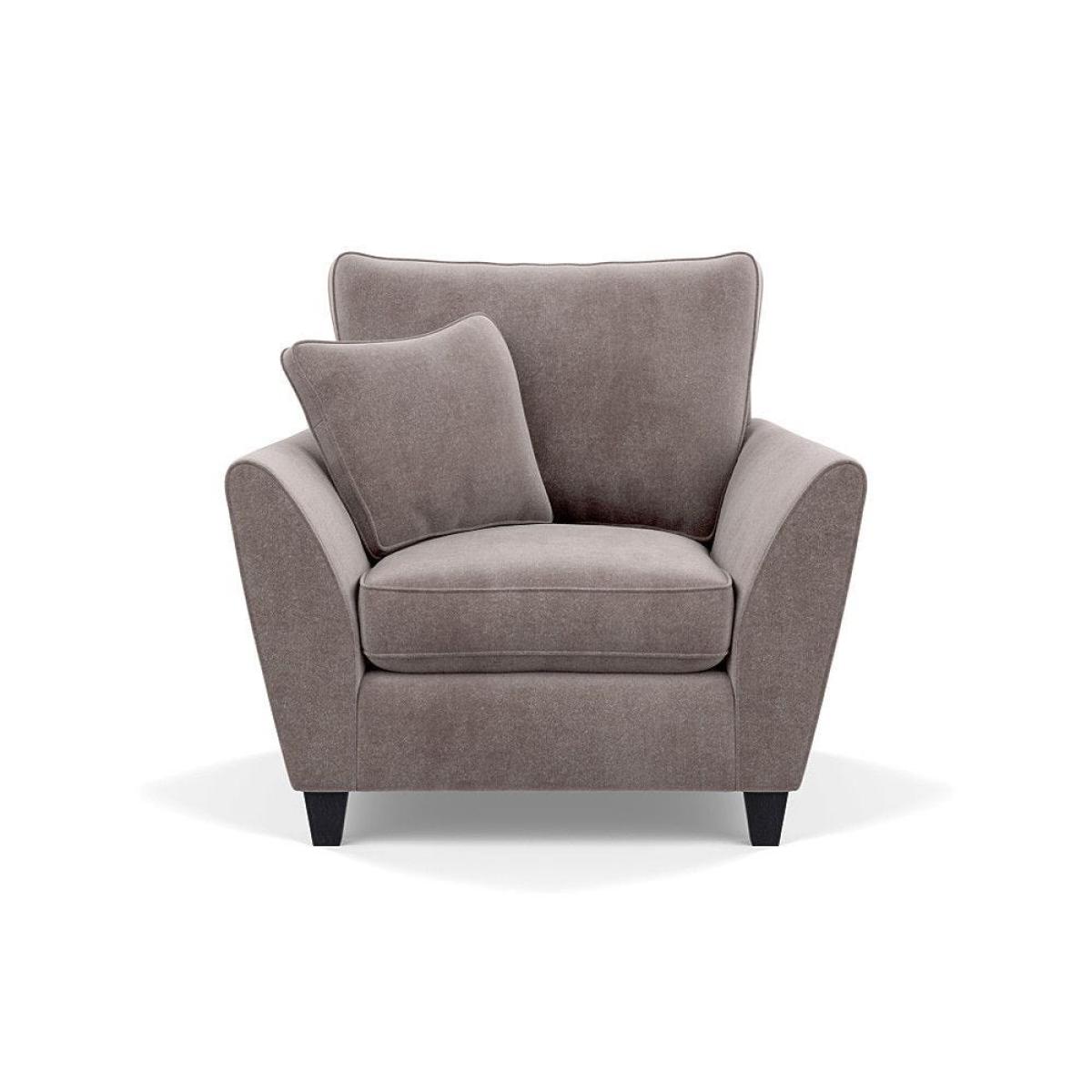 Heal's Torino Armchair In Texture Ink With Black Feet - Heal's UK Furniture – image 4