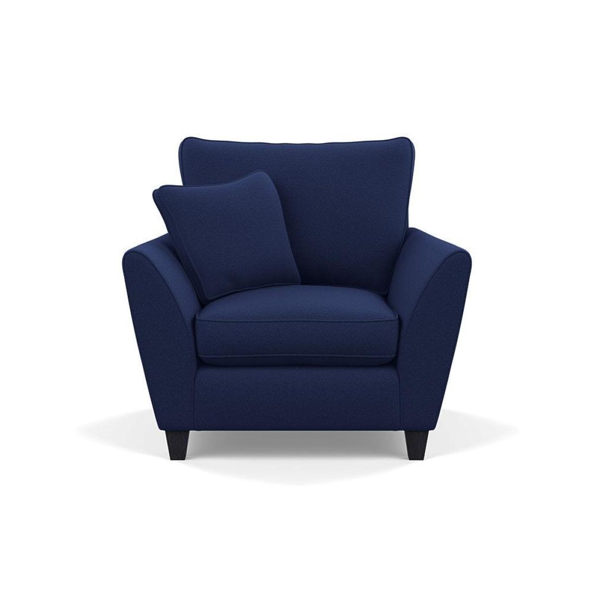 Heal's Torino Armchair In Texture Ink With Black Feet - Heal's UK Furniture – image 38