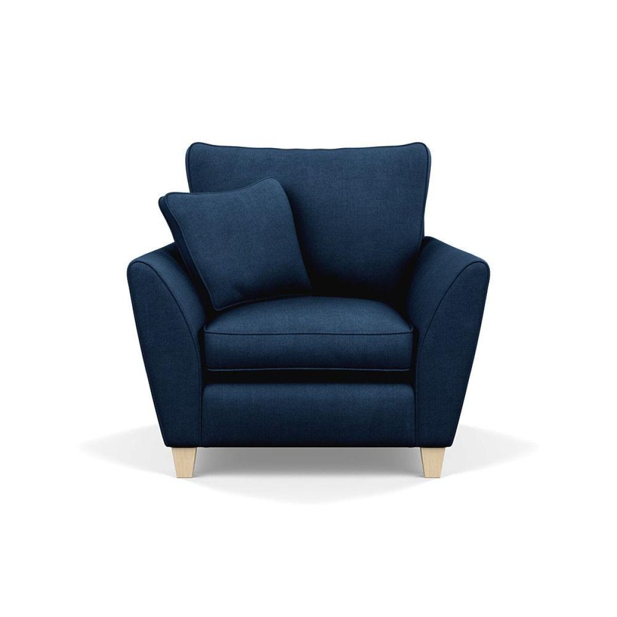 Heal's Torino Armchair In Texture Ink With Black Feet - Heal's UK Furniture – image 52