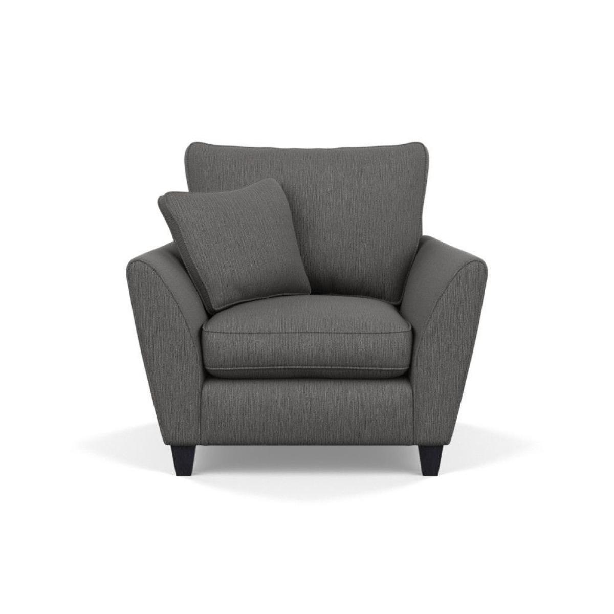 Heal's Torino Armchair In Texture Ink With Black Feet - Heal's UK Furniture – image 54