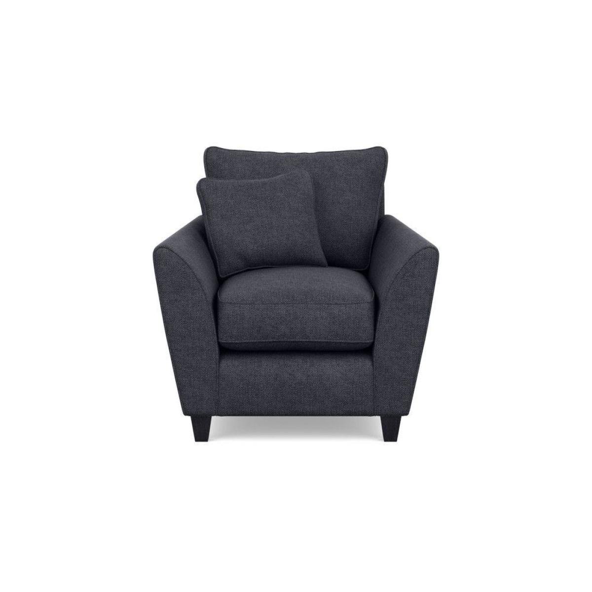 Heal's Torino Armchair In Texture Ink With Black Feet - Heal's UK Furniture – image 72