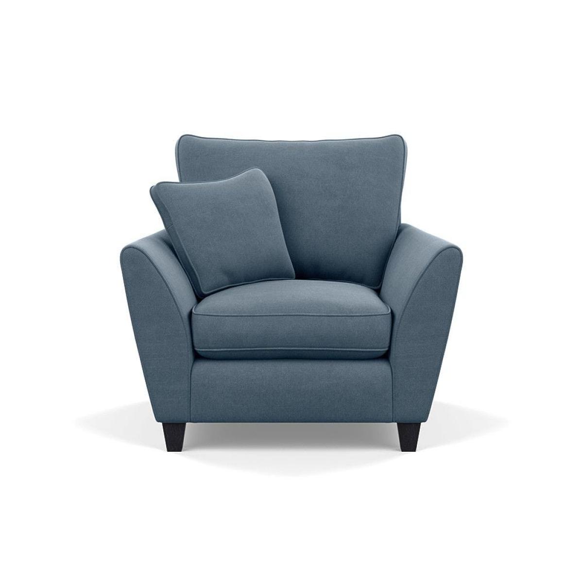 Heal's Torino Armchair In Texture Ink With Black Feet - Heal's UK Furniture – image 97