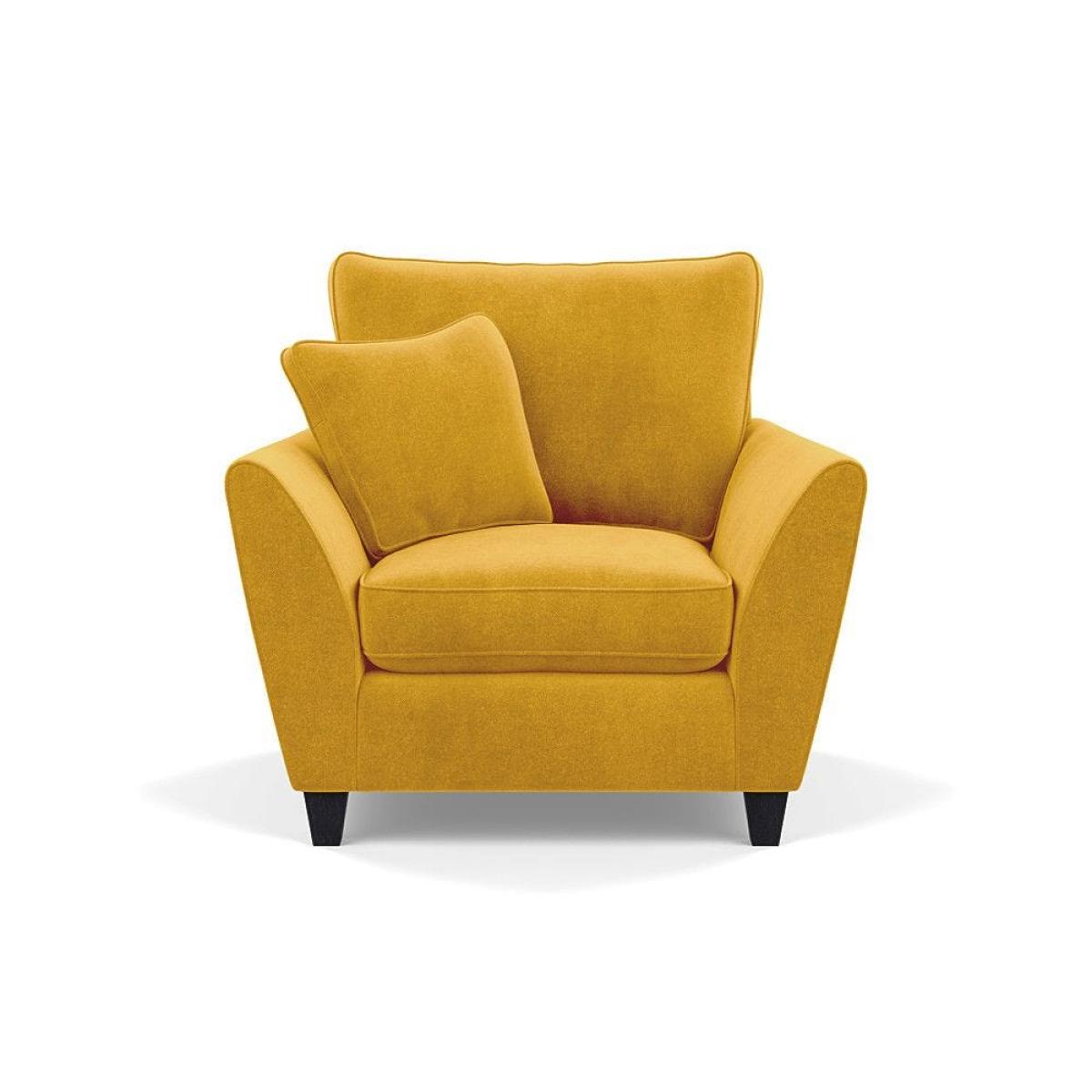 Heal's Torino Armchair In Texture Ink With Black Feet - Heal's UK Furniture – image 98