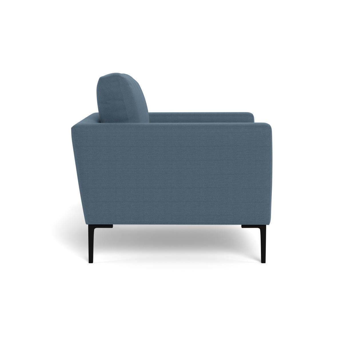 Heal's Eton Armchair Capelo LinenCotton Mineral Brass Feet - Heal's UK Furniture – image 3