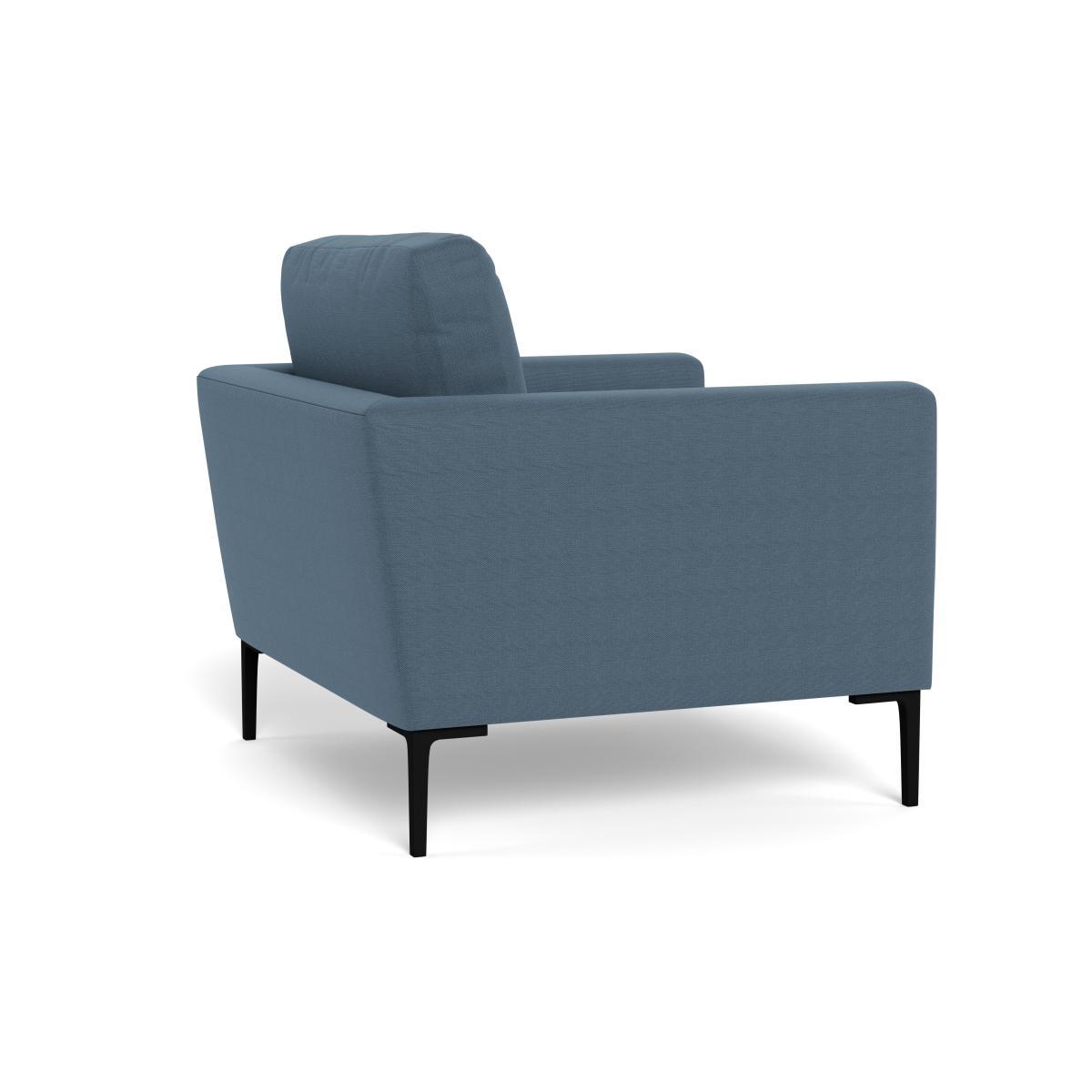 Heal's Eton Armchair Capelo LinenCotton Mineral Brass Feet - Heal's UK Furniture – image 4