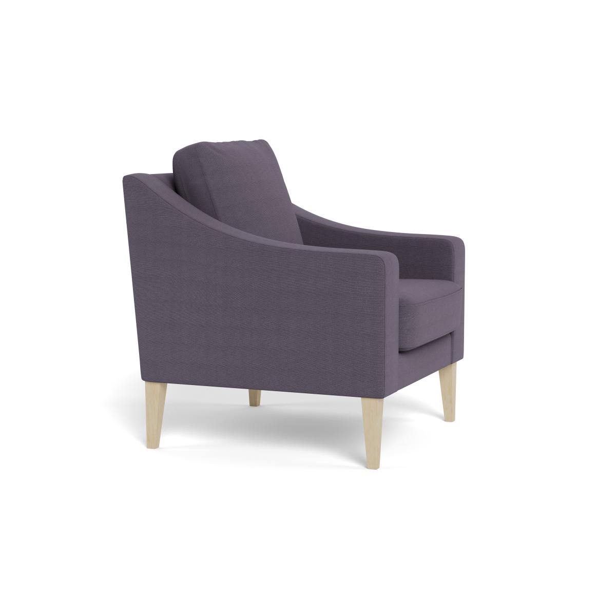 Heal's Richmond Armchair Linen Shadow Black Feet – image 3