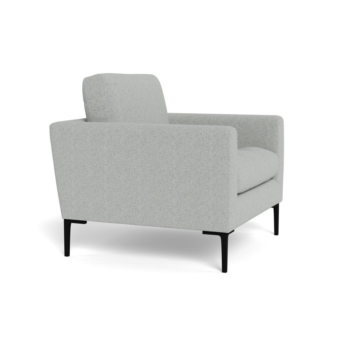Heal's Eton Armchair Melton Wool Limestone Brass Feet - Heal's UK Furniture – image 2
