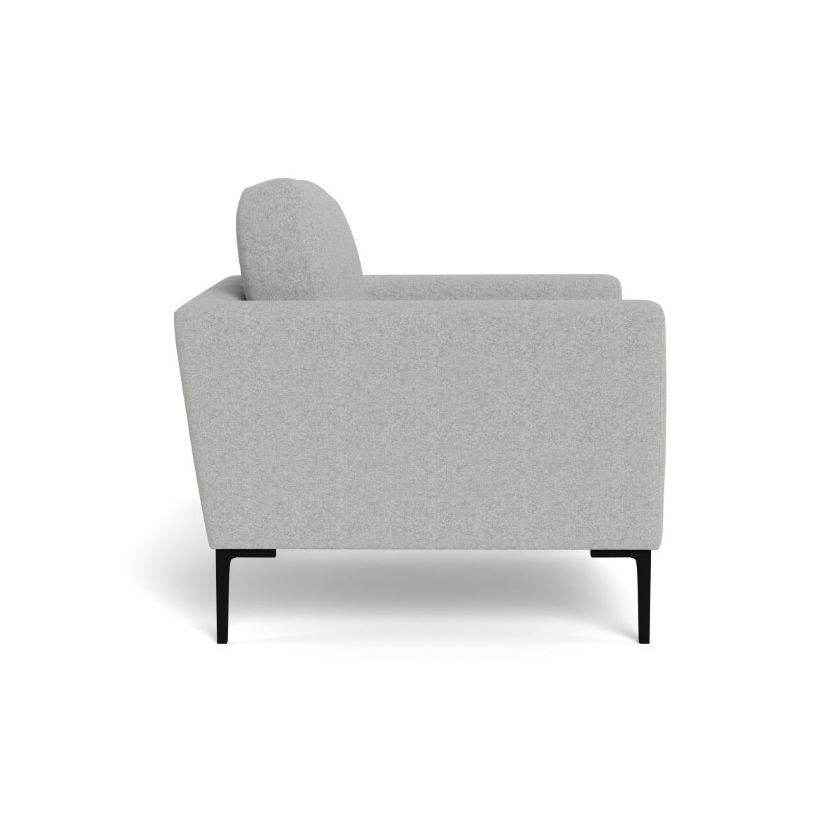 Heal's Eton Armchair Melton Wool Limestone Brass Feet - Heal's UK Furniture – image 3