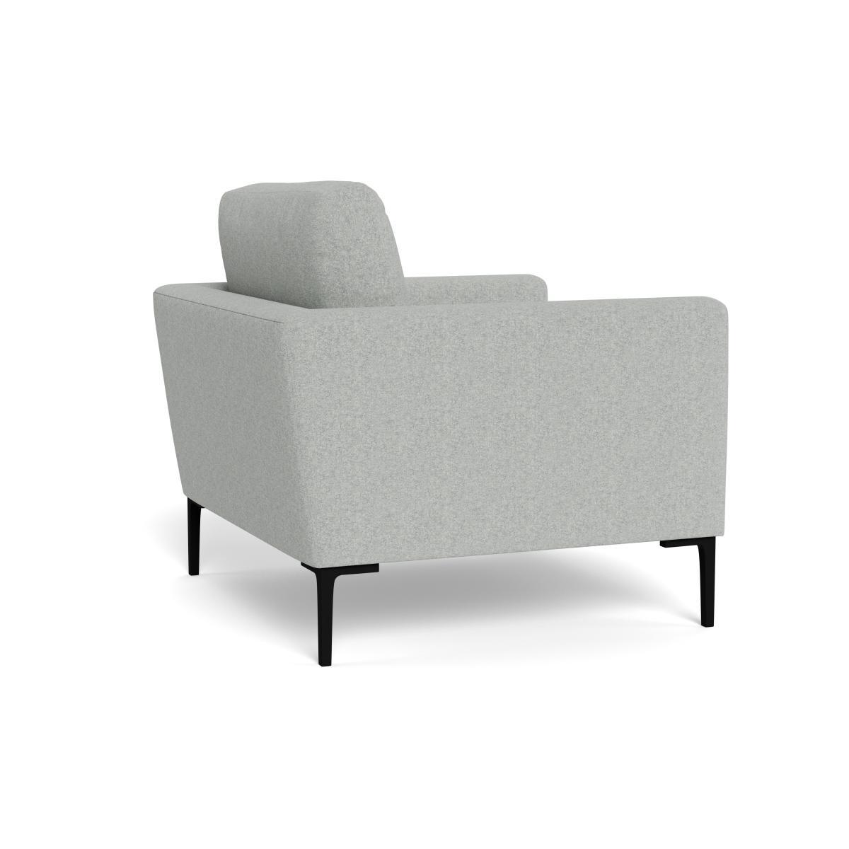Heal's Eton Armchair Melton Wool Limestone Brass Feet - Heal's UK Furniture – image 4