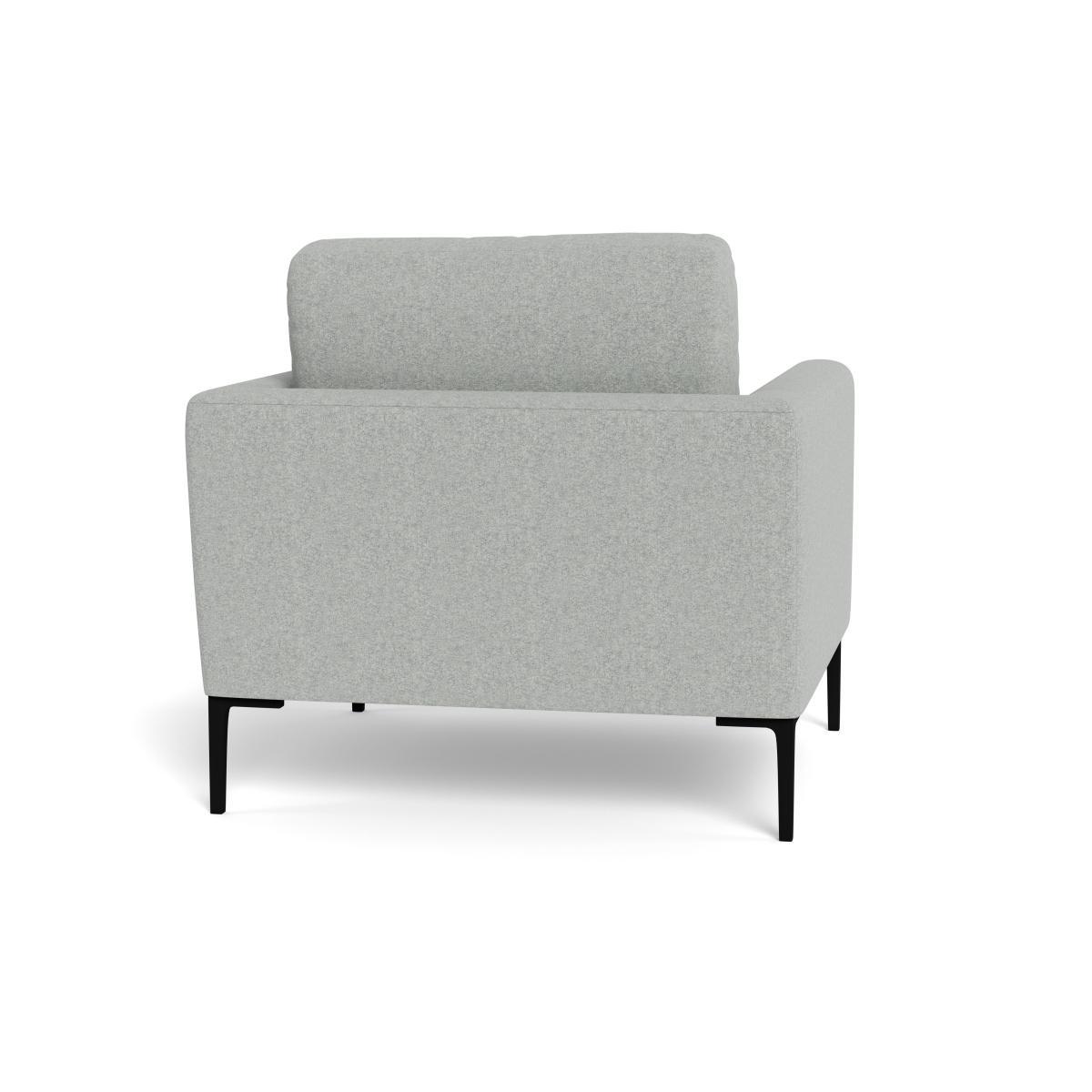 Heal's Eton Armchair Melton Wool Limestone Brass Feet - Heal's UK Furniture – image 5