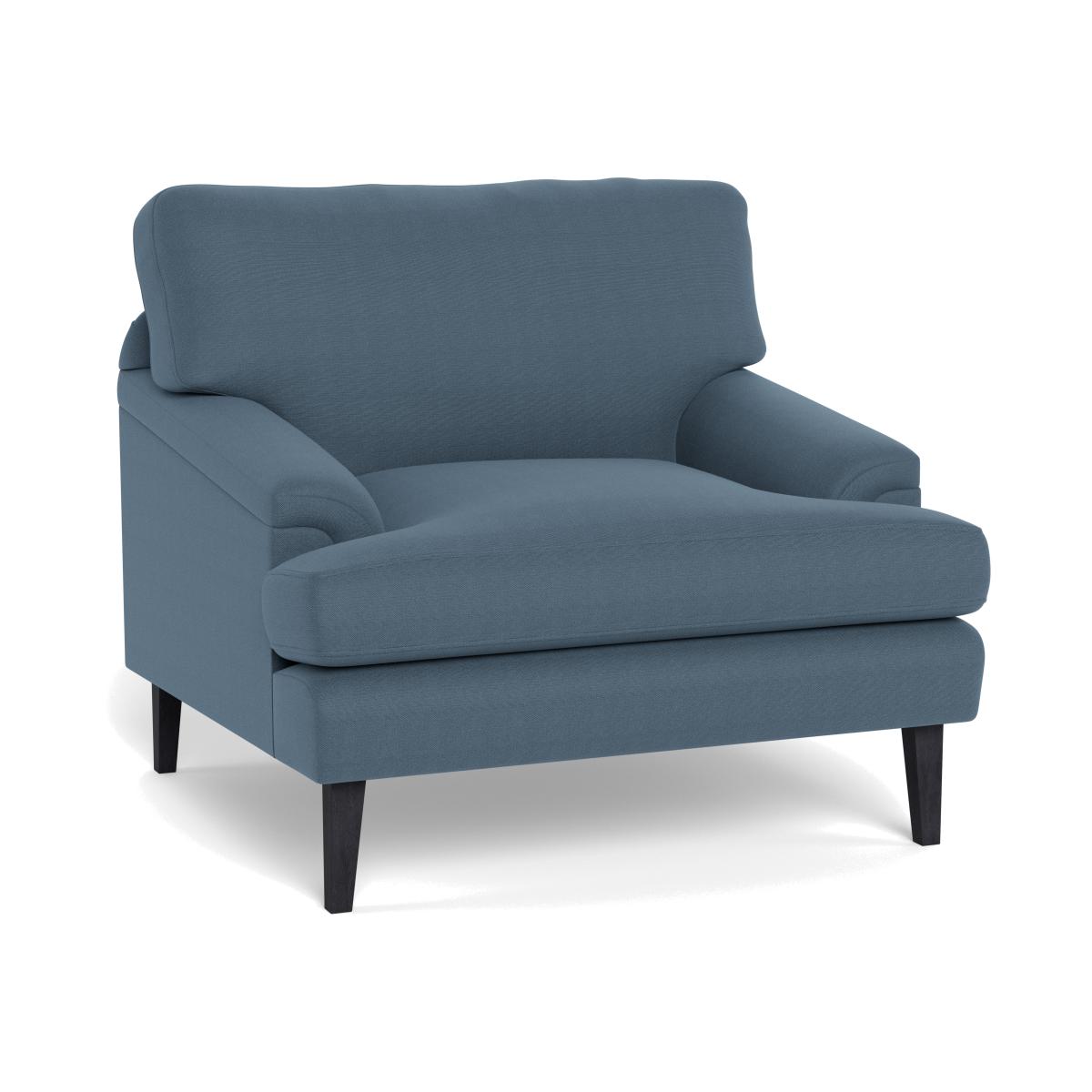 Heal's Stanton Armchair Capelo Linen-Cotton Mineral Natural Feet – image 1