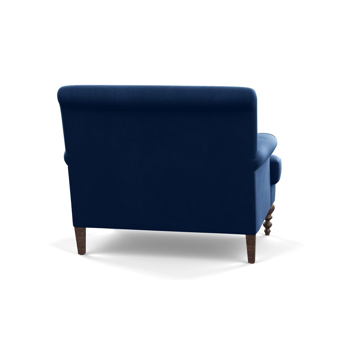Scp Oscar Formal Armchair Varese Velvet Olive Green Walnut Feet - Heal's UK Furniture – image 5